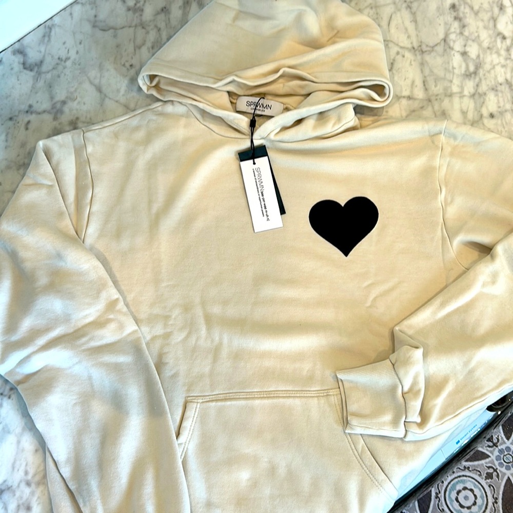 SPRWMN hoodie with kangaroo pocket. NWT and original box.